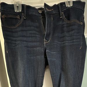 Expres Dark Wash Mid-Rise Stretch Legging - Size 10L